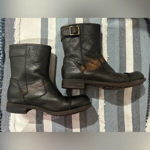 UGG Australia Rockville II Men's Black Leather‎ Boots